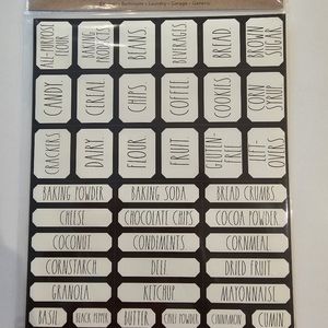 Rae Dunn Pantry Labels